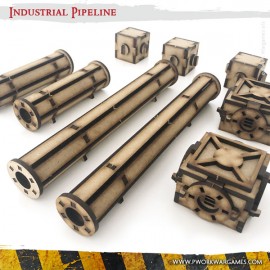 Industrial Pipeline - MDF Terrain Scenery
