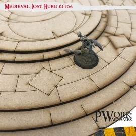 Medieval Lost Burg 06 - MDF Terrain Scenery