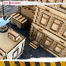 Downtown Corner - MDF Terrain Scenery